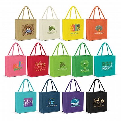 Monza Jute Tote Bag – Colour Match