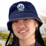 Bondi Premium Bucket Hat – White Sandwich Trim