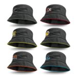 Bondi Premium Bucket Hat – Coloured Sandwich Trim