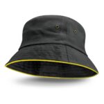 Bondi Premium Bucket Hat – Coloured Sandwich Trim