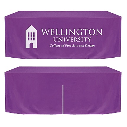 Fitted Table Cloth With Zipper Back
