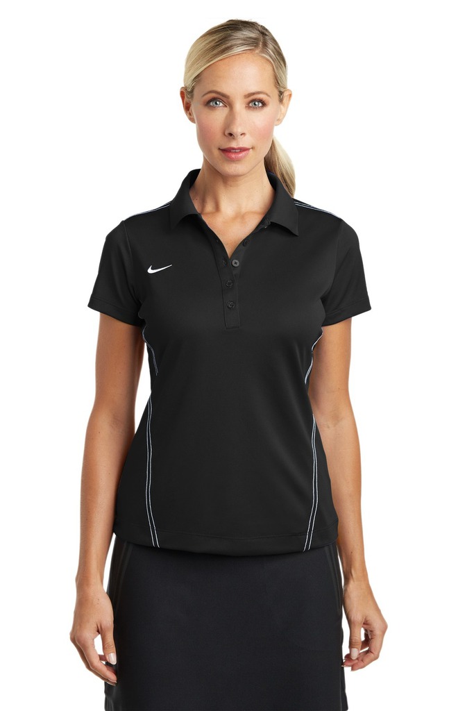 Nike Ladies Dri-FIT Sport Swoosh Pique Polo