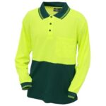 Hi-Vis Truedry Safety Polo L/S