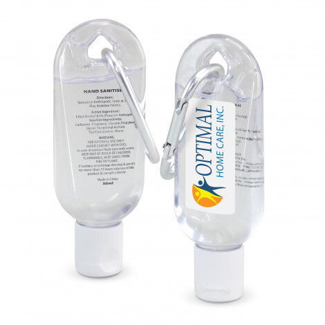 Carabiner Hand Sanitiser – 30ml