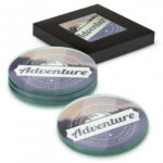 Venice Glass Coaster Set of 4 Round – Full Colour