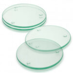 Venice Glass Coaster Set of 4 Round – Full Colour