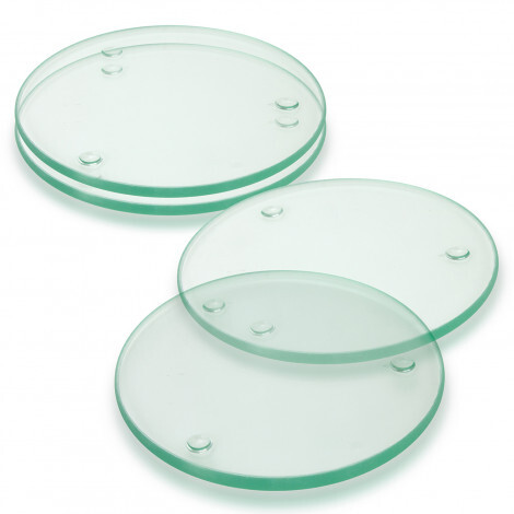 Venice Glass Coaster Set of 4 Round – Full Colour