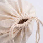 Calico Library Drawstring Bag